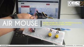 AIR MOUSE | GESTURE MOUSE using GY-521 MPU6050 Accelerometer and gyroscope Module with Leonardo
