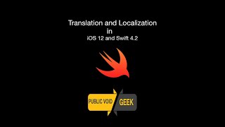 Swift Tutorial: How to add translation or Localisation to your iOS Application | Swift 4 screenshot 1