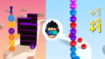 Stack Rider Game Balls 2 in satisfying run mobile game I BAGevolution I satisfying run mobile game