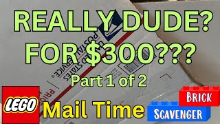 Really dude? $300 Lego Minifigure Haul with terrible shipping! Mail Time part 1 of 2