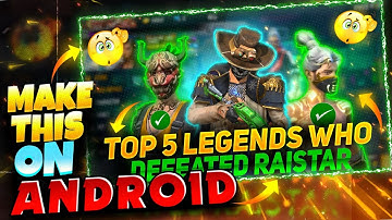 How To Make Thumbnail Like GW Manish And Swam In Android Phone | Thumbnail Tutorial Garena Free Fire