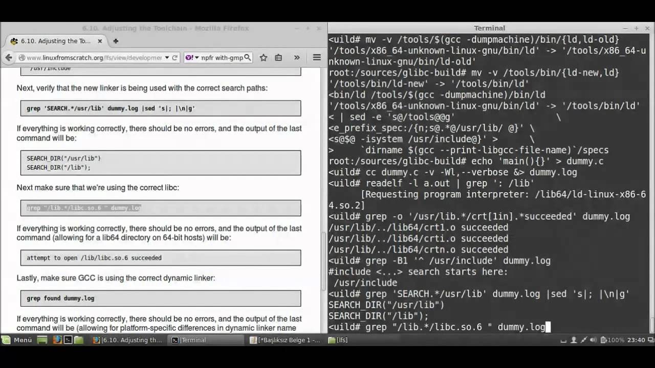 Linux From Scratch 7.5 - Sıfırdan Linux - 3 - Temel Sistem - YouTube