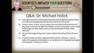 Dr. michael holick - vitamin d & the sun additional q&a part 2/2