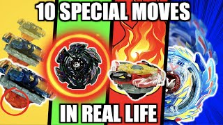 Learning 10 Beyblade Evolution Special Moves IN REAL LIFE!!!