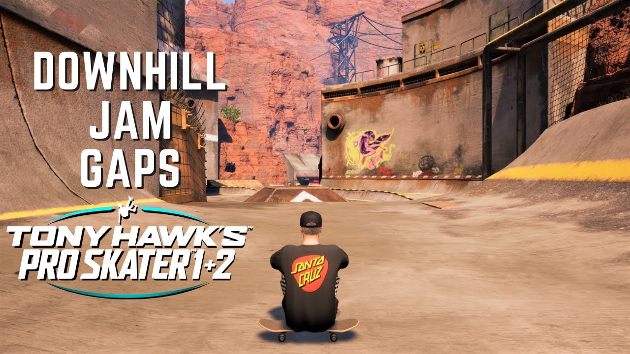 TONY HAWK'S PRO SKATER 1+2 DOWNHILL JAM: ALL GOALS AND