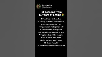 Follow @lars.langen to learn the lessons without the scars!#lifting #gym #training