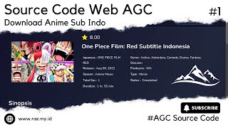 Download Source Code Premium Agc Website Anime Downloader - Aji Ryuzein
