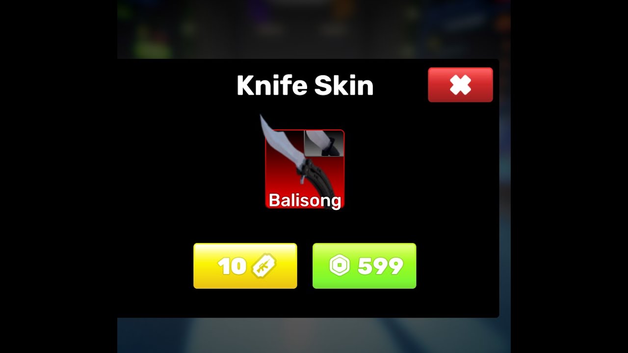 The balisong in Rivals... - YouTube