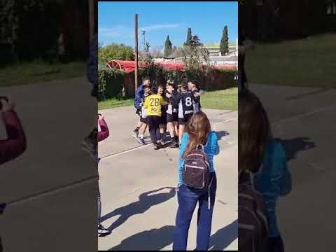 Juegos Santafesinos: Celebración del equipo Handball Masculino sub 14