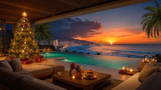 Soft Jazz Music Perfect for Christmas Background Ambience – Cozy Jazz in a Peaceful Sunset Setting screenshot 4