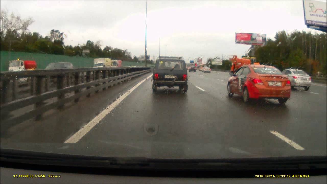 Нива мотоцикл авария