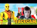 FIRST TIME PLAYING with FACECAM in FORTNITE ... 😳