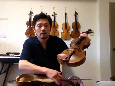 バイオリンのテクニック　（楽器の傷１）