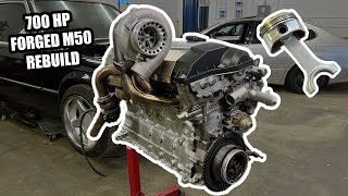 FULL DIY Engine Rebuild - $300 Forged M50 FINALLY Gets Rebuilt