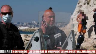 Confinement : les contrôles se multiplient le long du littoral marseillais