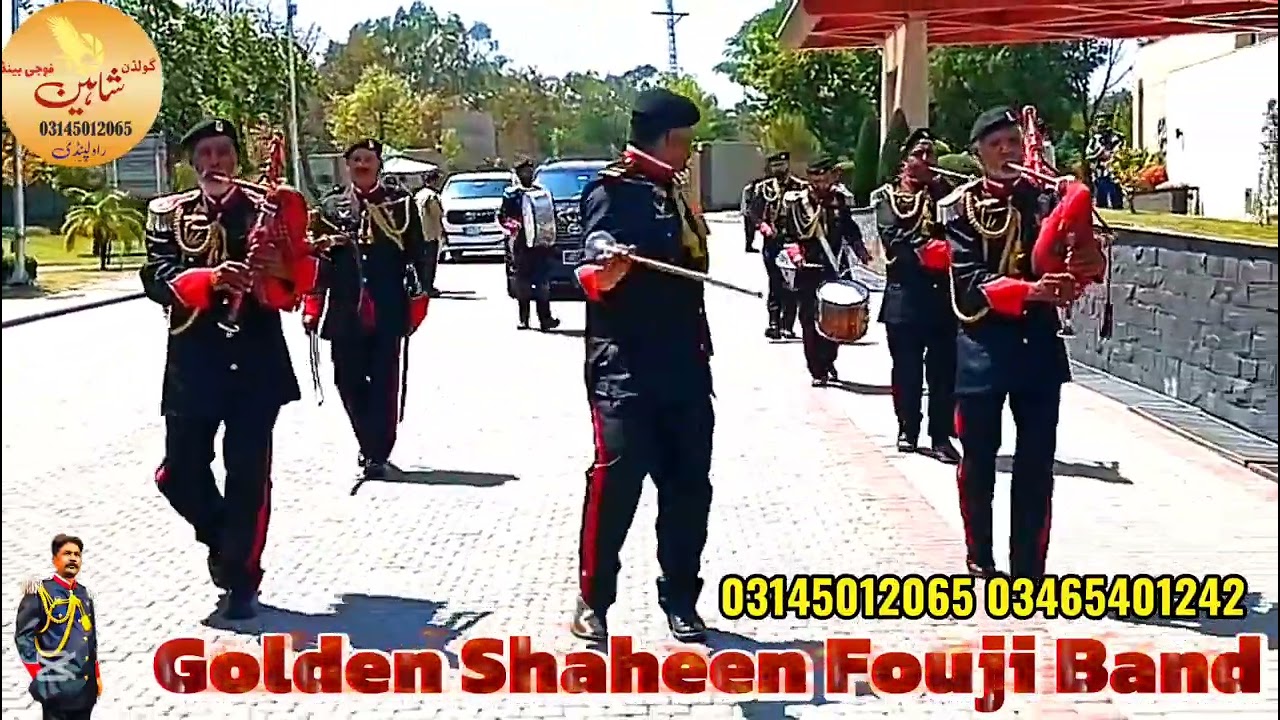 Wedding Band Rawalpindi Golden Shaheen Fouji Band Murre road Rawalpindi 03145012065 03465401242