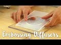 How to use an embossing diffuser  sizzix