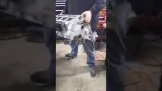 how to mock up a ls engine block !