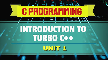 Introduction to Turbo C++ (Urdu/Hindi)