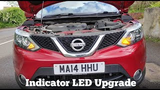 Upgrading Indicators to LED Bulbs - Nissan Qashqai J11