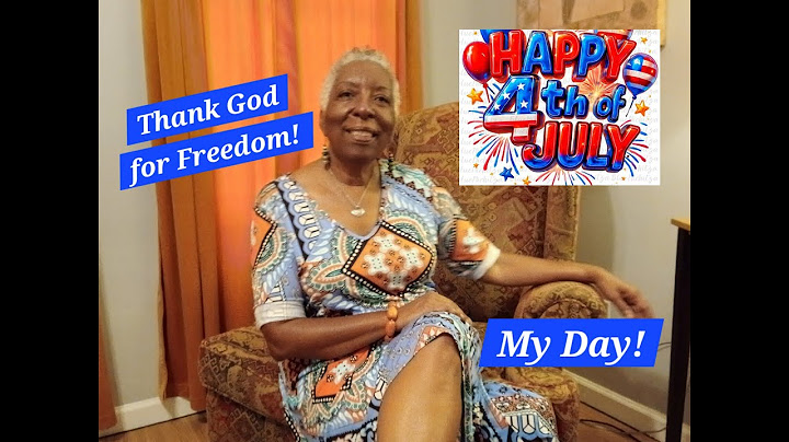 How I'm spending my 4th of July! As a mother over 50, what real freedom means to me!