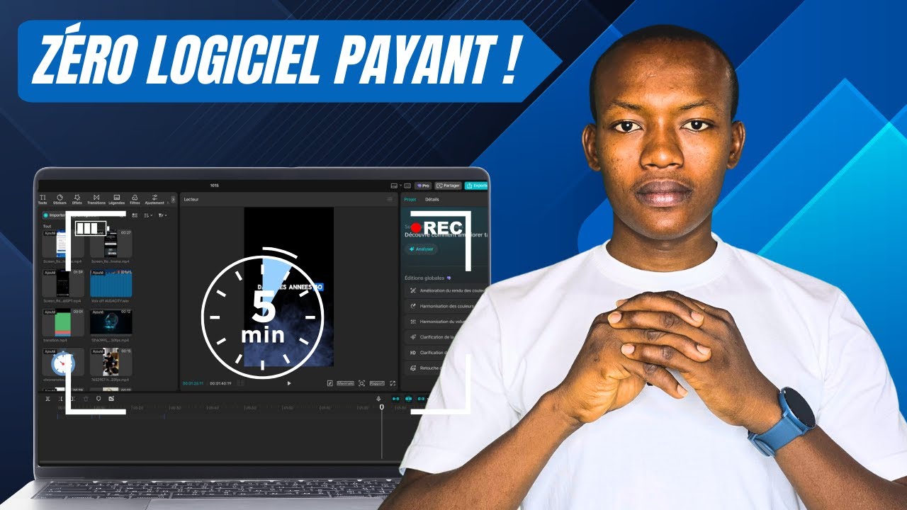 Filme ton écran comme un pro (gratuit et sans logiciel compliqué)