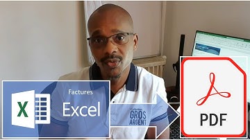 Exporter facture excel en pdf