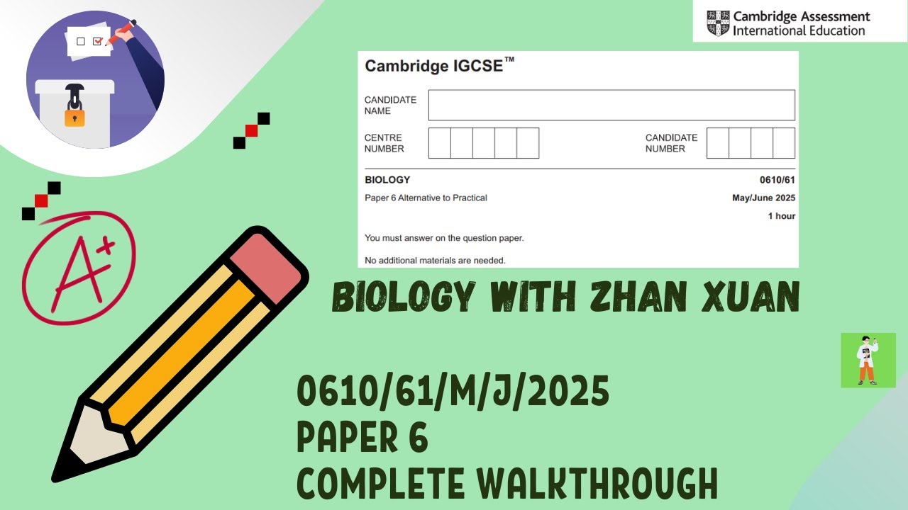 【曜日指定】ak-_-uwa-_-wow-0610 IGCSE Biology (0610) - 0610/61/M/J/25 | May/June 2025 Paper 61
