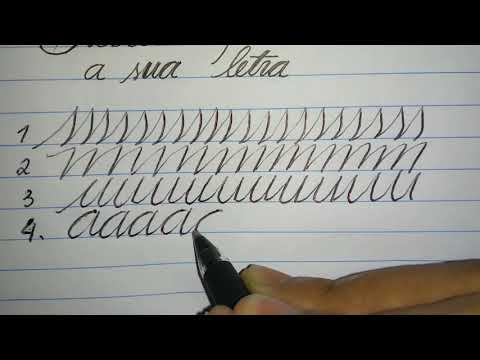 Exercícios para deixar sua letra bonita.