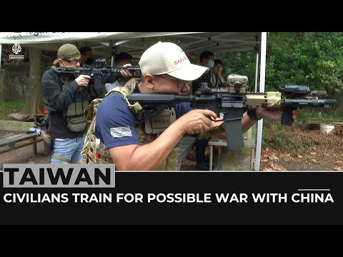 Taiwanese train for possible war with china as tensions rise
