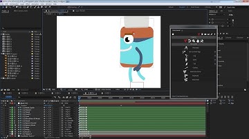 승희쌤 의 영상수업, After Effect Duik 16 Bone Character Tutorial 에프터이펙트 듀익 캐릭터 애니메이션