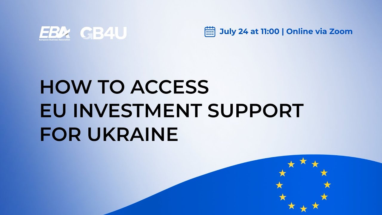 How to Access EU Investment Support for Ukraine