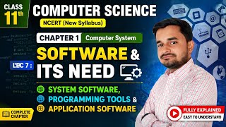 Software & Its Need | System Software, Programming Tools & Application Software | Class 11 CS NCERT