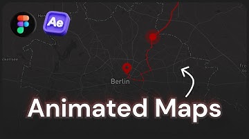 Create Animated Maps in Figma & After Effects   | Step-by-Step Tutorial