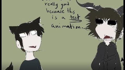 A test animation on FireAlpaca