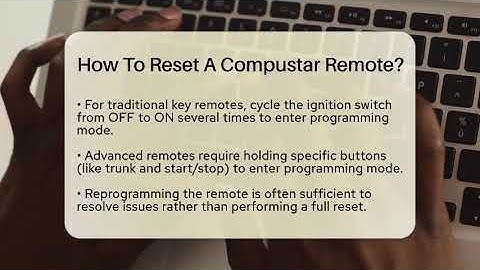 How To Reset A Compustar Remote? - Talking Tech Trends
