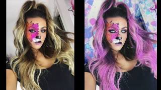 LAST MINUTE HALLOWEEN MAKEUP & EDITING PICTURES! screenshot 4