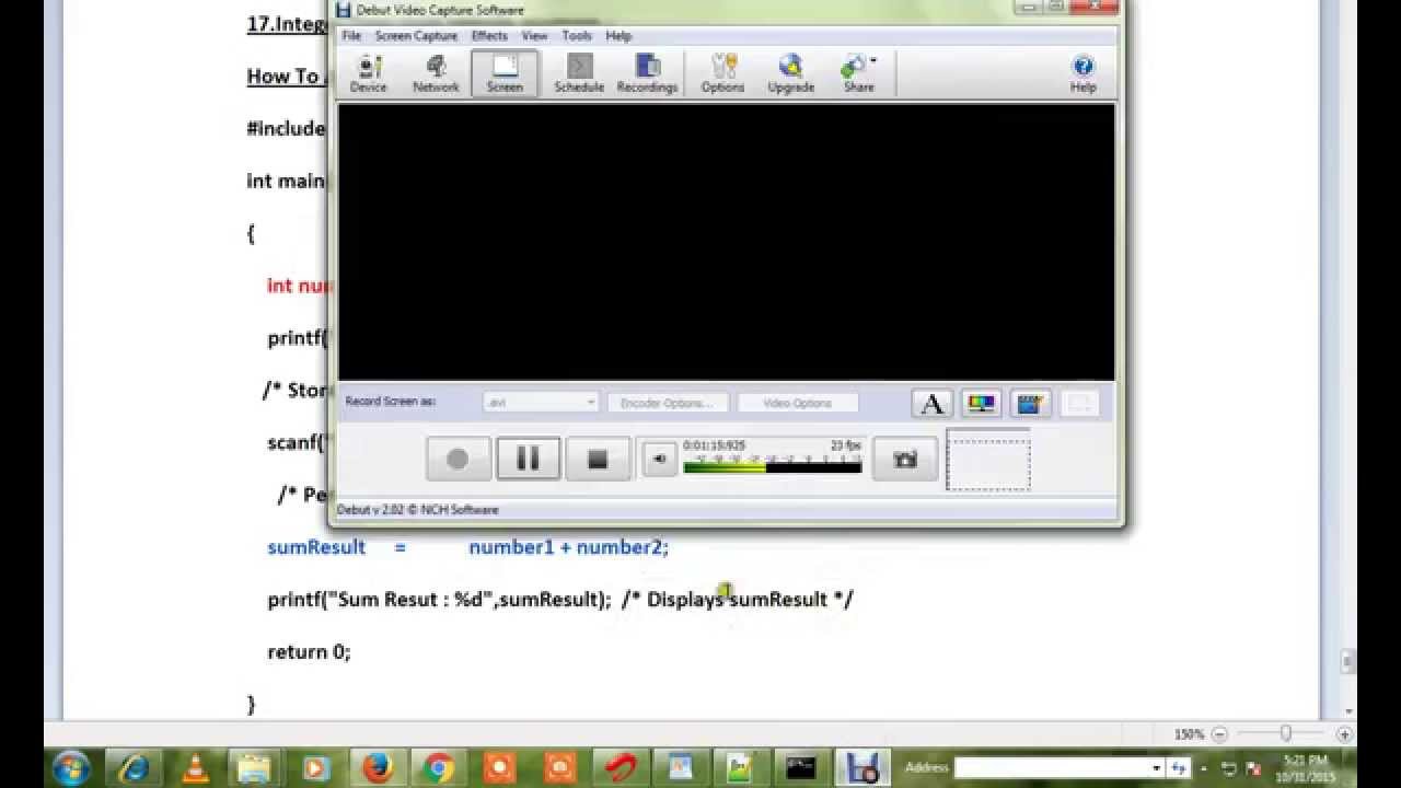 C PROGRAM TUTORIAL HOW TO ADD TWO INTEGERS DEMO - YouTube