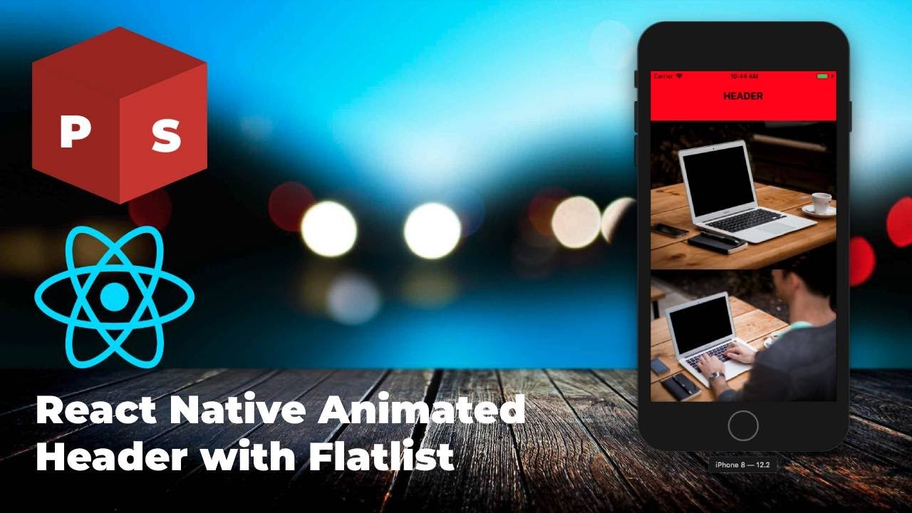 How To Create React Native Animated Header With Flatlist - Youtube