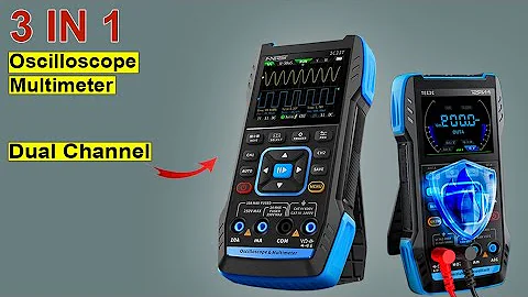 3 in 1 Digital  Oscilloscope Multimeter - Signal generator, Very Cheap,   FNIRSI 2C23T