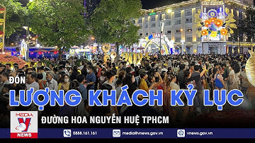 Đường hoa Nguyễn Huệ TPHCM đón lượng khách kỷ lục - VNEWS