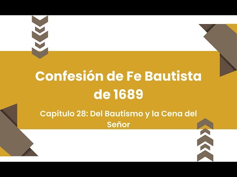 Miniatura: El Bautismo y la Cena del Señor