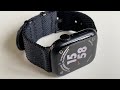 Apple Watch 7 41 Nike Midnight BluShark Blue Watch Band Knit Weave For Apple Watch 38/40 (Unboxing)