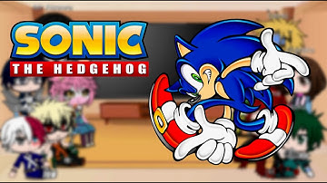 MHA react to Sonic