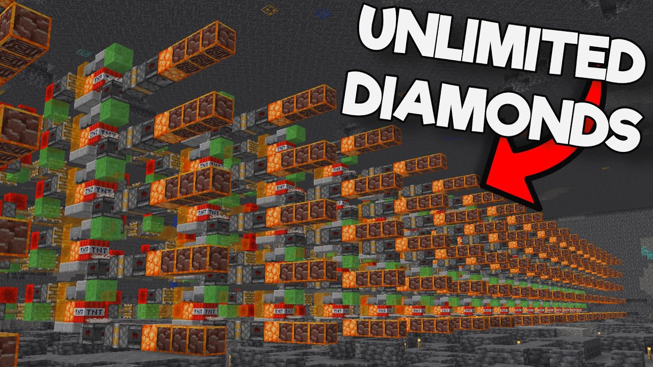 I Got Unlimited DIAMONDS In Survival Minecraft! (2/2) - YouTube