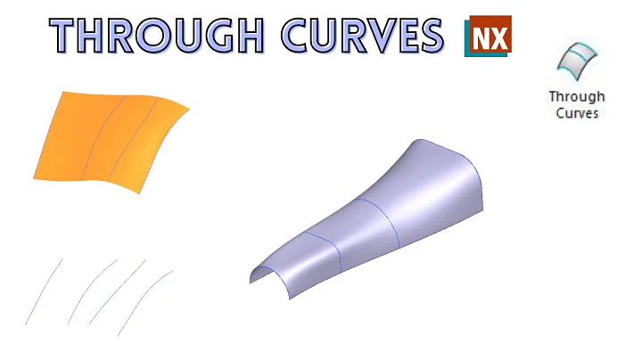 Through Curves | How to use Through Curves in NX | NX 1980 | NX CAD |