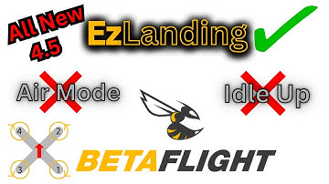ALL NEW!! Betaflight 4.5 EzLanding Feature 🔥🔥