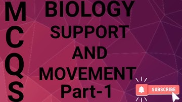 Support and Movement ||Support and movement MCQs|| Part-1