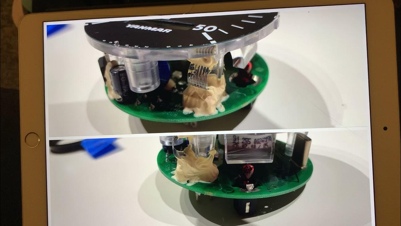 Yanmar VDO hour meter and tach YouTube