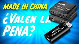 ¿Valen la pena?  Capturadora BARATA CHINA  Test de calidad CAPTURADORA barata de AMAZON